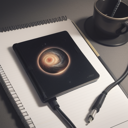 Notebook with Jupyter and an plugin cable